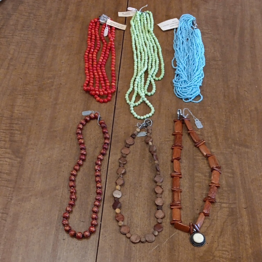 Colorful Beaded Necklace Set